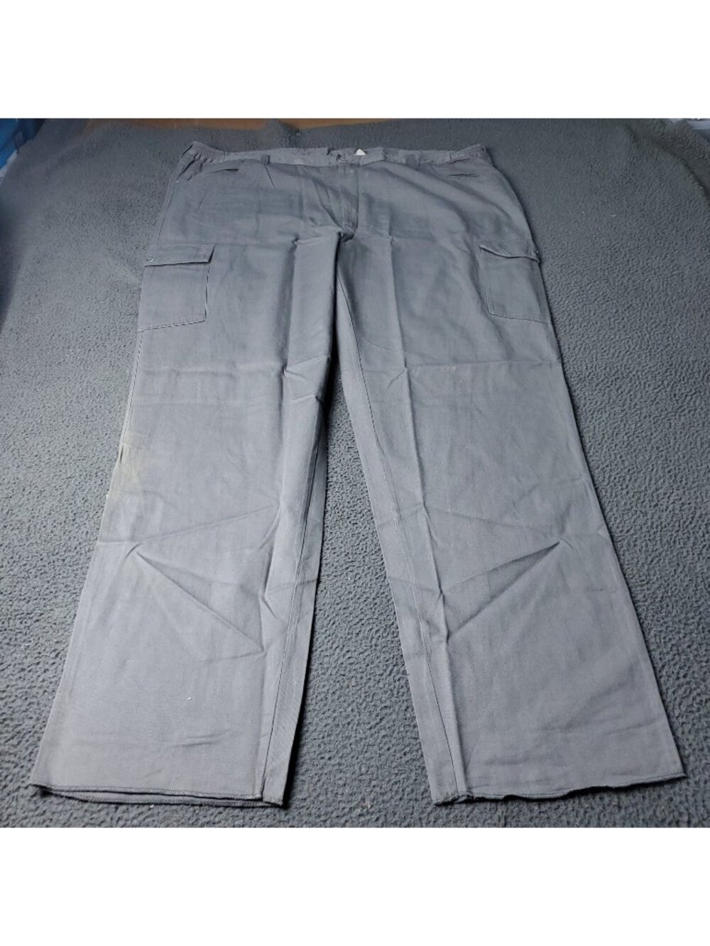 Boulder Creek Chino Khaki Pants Mens Big 52 50x38 Gray
